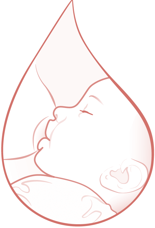 logo représentant un bébé dans une goutte de lait